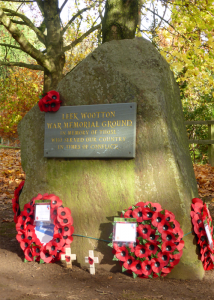 War Memorial Recreation Ground Stone, dedicated to all who served in times of conflict